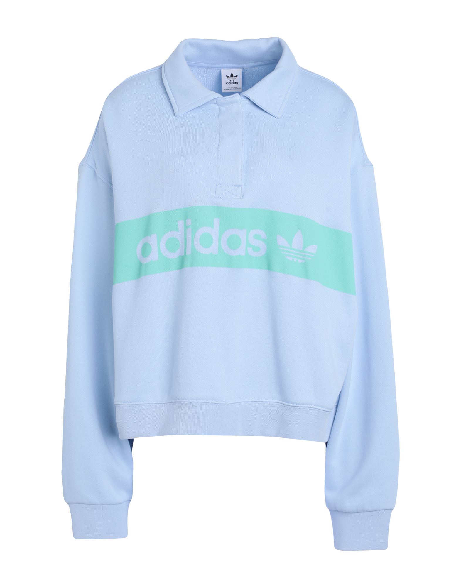 ADIDAS ORIGINALS Sweatshirt Damen Hellblau ADIDAS ORIGINALS Sweatshirt Damen Hellblau von ADIDAS ORIGINALS
