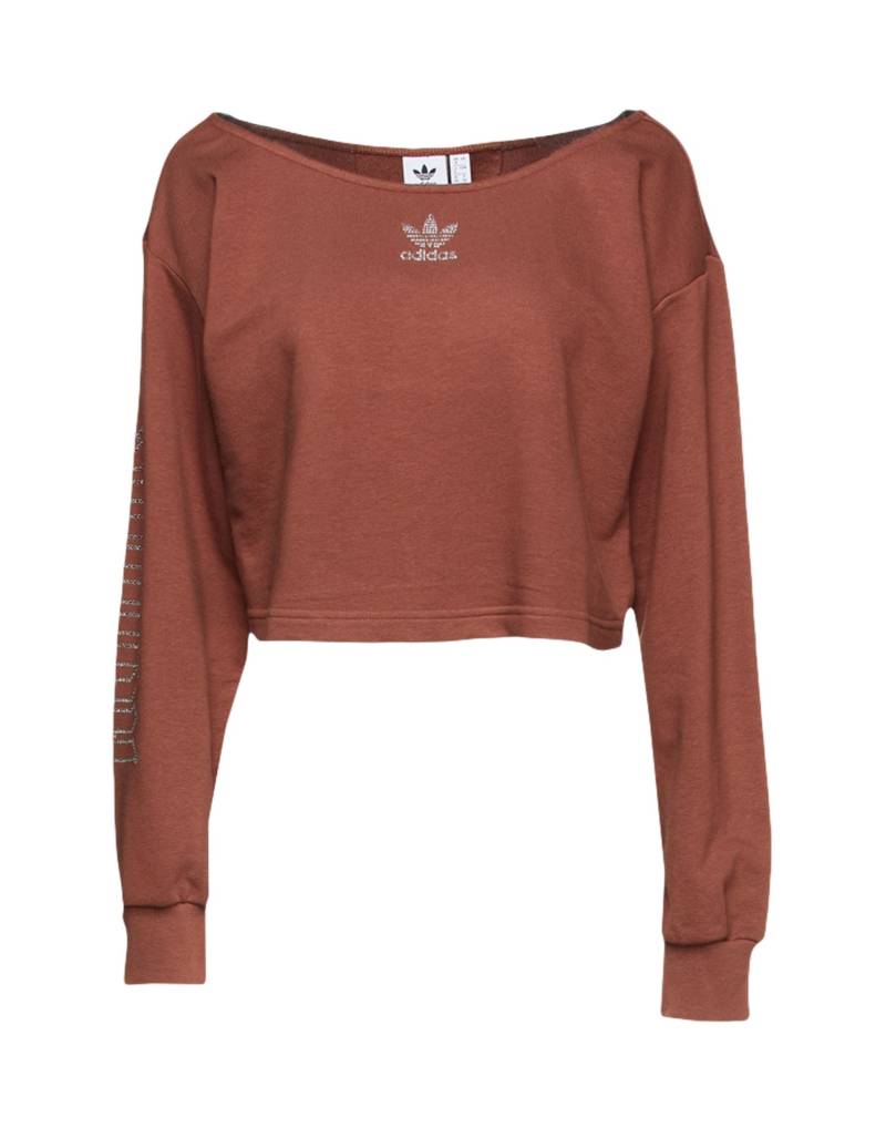 ADIDAS ORIGINALS Sweatshirt Damen Hellbraun von ADIDAS ORIGINALS