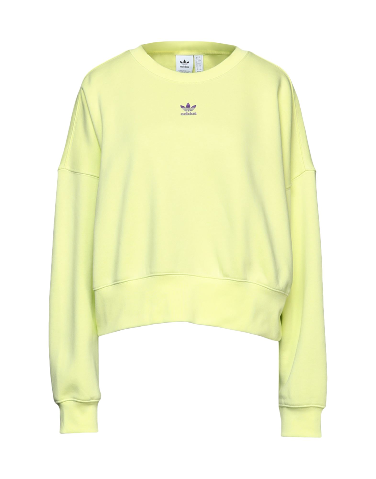 ADIDAS ORIGINALS Sweatshirt Damen Hellgelb von ADIDAS ORIGINALS