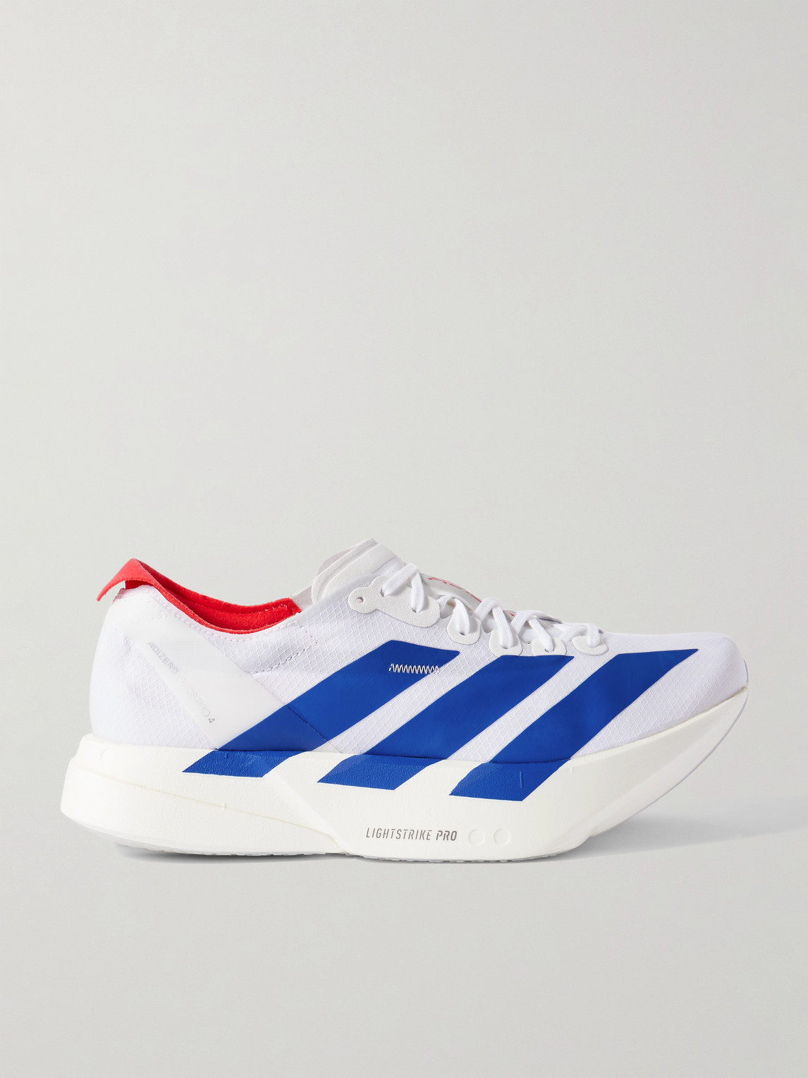 ADIDAS RUNNING - Adizero Adios Pro 4 Rubber-Trimmed Ripstop Running Sneakers - Men - White - UK 10 von ADIDAS RUNNING