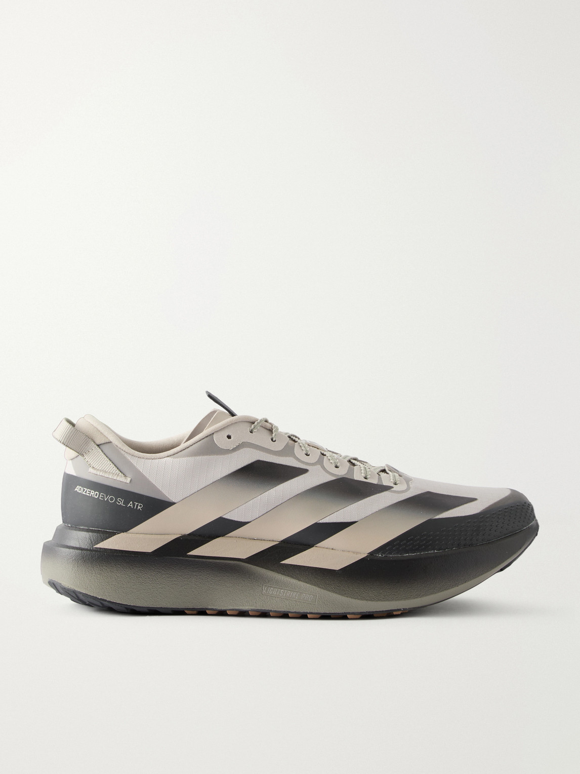 ADIDAS RUNNING - Adizero Evo SL Striped Mesh Running Sneakers - Men - Black - 7.5 von ADIDAS RUNNING