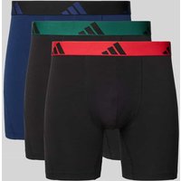 adidas Sportswear Boxershorts mit elastischem Logo-Bund in Black, Größe XXL von adidas Sportswear