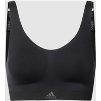 ADIDAS SPORTSWEAR Bustier mit Label-Print Modell 'Naked' in Black, Größe XS von ADIDAS SPORTSWEAR