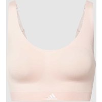 ADIDAS SPORTSWEAR Bustier mit Label-Print Modell 'Naked' in Hellrosa, Größe XS von ADIDAS SPORTSWEAR