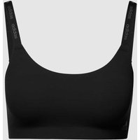 ADIDAS SPORTSWEAR Bustier mit Label-Prints Modell 'SCOOP' in Black, Größe XS von ADIDAS SPORTSWEAR