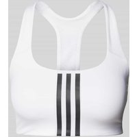 ADIDAS SPORTSWEAR Bustier mit labeltypischen Streifen in Offwhite, Größe M ADIDAS SPORTSWEAR Bustier mit labeltypischen Streifen in Offwhite, Größe M von ADIDAS SPORTSWEAR