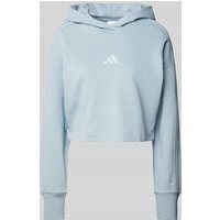 ADIDAS SPORTSWEAR Cropped Hoodie mit Label-Stitching in Hellblau, Größe XS ADIDAS SPORTSWEAR Cropped Hoodie mit Label-Stitching in Hellblau, Größe XS von ADIDAS SPORTSWEAR