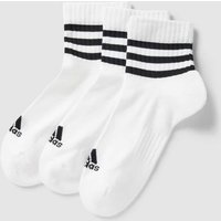 ADIDAS SPORTSWEAR Damen Socken mit Label-Detail im 3er-Pack in Weiss, Größe 34/36 von ADIDAS SPORTSWEAR