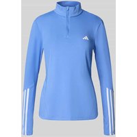 adidas Sportswear Longsleeve mit Stehkragen in Blau, Größe XS von adidas Sportswear