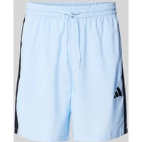 ADIDAS SPORTSWEAR Regular Fit Shorts mit Logo-Stitching in Bleu, Größe M ADIDAS SPORTSWEAR Regular Fit Shorts mit Logo-Stitching in Bleu, Größe M von ADIDAS SPORTSWEAR