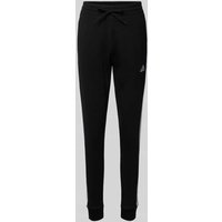 ADIDAS SPORTSWEAR Regular Fit Sweatpants mit Label-Stitching in Black, Größe M von ADIDAS SPORTSWEAR