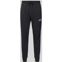 ADIDAS SPORTSWEAR Regular Fit Sweatpants mit Label-Stitching in Black, Größe XXL ADIDAS SPORTSWEAR Regular Fit Sweatpants mit Label-Stitching in Black, Größe XXL von ADIDAS SPORTSWEAR