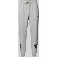 ADIDAS SPORTSWEAR Regular Fit Sweatpants mit Label-Stitching in Mittelgrau, Größe XXL ADIDAS SPORTSWEAR Regular Fit Sweatpants mit Label-Stitching in Mittelgrau, Größe XXL von ADIDAS SPORTSWEAR