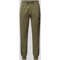 ADIDAS SPORTSWEAR Relaxed Fit Sweatpants mit Logo-Stitching in Oliv, Größe S von ADIDAS SPORTSWEAR
