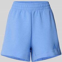 adidas Sportswear Shorts mit Label-Print und elastischem Bund in Blau, Größe XS von adidas Sportswear