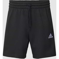 ADIDAS SPORTSWEAR Shorts mit Label-Stitching in Black, Größe L von ADIDAS SPORTSWEAR