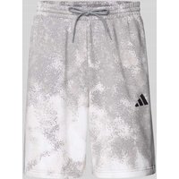 ADIDAS SPORTSWEAR Shorts mit Label-Stitching und elastischem Bund in Mittelgrau, Größe XXL ADIDAS SPORTSWEAR Shorts mit Label-Stitching und elastischem Bund in Mittelgrau, Größe XXL von ADIDAS SPORTSWEAR