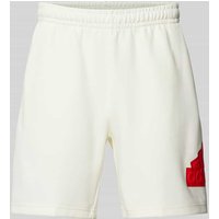 ADIDAS SPORTSWEAR Shorts mit elastischem Bund in Offwhite, Größe S von ADIDAS SPORTSWEAR