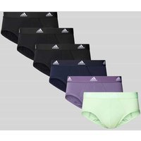 ADIDAS SPORTSWEAR Slip mit elastischem Logo-Bund im 6er-Pack in Mint, Größe S von ADIDAS SPORTSWEAR