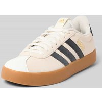 ADIDAS SPORTSWEAR Sneaker aus Leder-Mix mit Logo-Stitching Modell 'Court' in Offwhite, Größe 38 ADIDAS SPORTSWEAR Sneaker aus Leder-Mix mit Logo-Stitching Modell 'Court' in Offwhite, Größe 38 von ADIDAS SPORTSWEAR