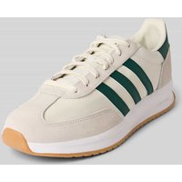 ADIDAS SPORTSWEAR Sneaker aus Leder-Mix mit profilierter Sohle Modell 'RUN' in Weiss, Größe 41 von ADIDAS SPORTSWEAR