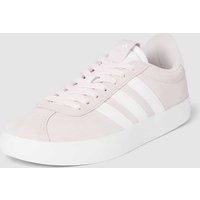 adidas Sportswear Sneaker aus Leder mit Label-Print Modell 'VL COURT 3.0' in Pink, Größe 36 von adidas Sportswear
