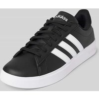 ADIDAS SPORTSWEAR Sneaker mit Kontraststreifen Modell 'GRAND COURT 2.0' in Black, Größe 41 von ADIDAS SPORTSWEAR