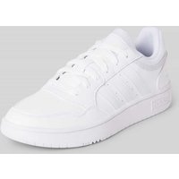 ADIDAS SPORTSWEAR Sneaker mit Label-Details Modell 'HOOPS' in Weiss, Größe 42 von ADIDAS SPORTSWEAR