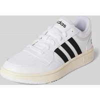 ADIDAS SPORTSWEAR Sneaker mit Label-Print Modell 'HOOPS' in Weiss, Größe 42,5 von ADIDAS SPORTSWEAR