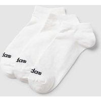 ADIDAS SPORTSWEAR Sneakersocken mit Label-Print im 3er-Pack in Weiss, Größe 34/36 von ADIDAS SPORTSWEAR