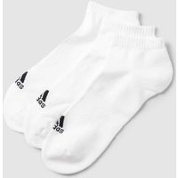 ADIDAS SPORTSWEAR Sneakersocken mit Label-Print im 3er-Pack in Weiss, Größe 37/39 von ADIDAS SPORTSWEAR