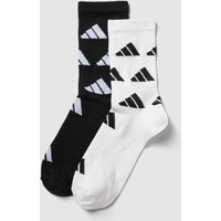 ADIDAS SPORTSWEAR Socken mit Allover-Logo in Weiss, Größe 37/39 von ADIDAS SPORTSWEAR