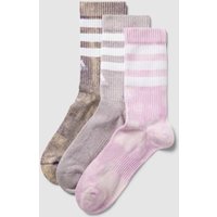 ADIDAS SPORTSWEAR Socken mit Allover-Muster im 3er-Pack in Flieder, Größe 43/45 von ADIDAS SPORTSWEAR