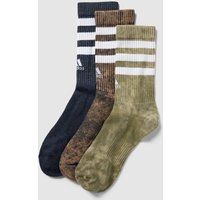 ADIDAS SPORTSWEAR Socken mit Allover-Muster im 3er-Pack in Schilf, Größe 37/39 von ADIDAS SPORTSWEAR