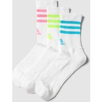ADIDAS SPORTSWEAR Socken mit Kontraststreifen im 3er-Pack in Rosa, Größe 43/45 von ADIDAS SPORTSWEAR