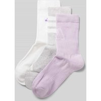 adidas Sportswear Socken mit Label-Detail im 3er-Pack in Flieder, Größe 34-36 von adidas Sportswear