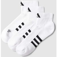 ADIDAS SPORTSWEAR Socken mit Label-Detail im 3er-Pack in Weiss, Größe 43/45 von ADIDAS SPORTSWEAR