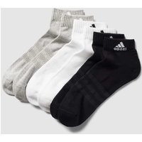 ADIDAS SPORTSWEAR Socken mit Label-Detail im 6er-Pack in Mittelgrau Melange, Größe 37/39 von ADIDAS SPORTSWEAR