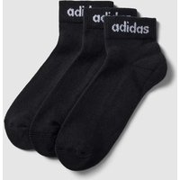 ADIDAS SPORTSWEAR Socken mit Label-Print im 3er-Pack in Black, Größe 34/36 von ADIDAS SPORTSWEAR