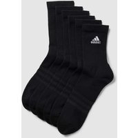 ADIDAS SPORTSWEAR Socken mit Label-Print im 6er-Pack in Black, Größe 37/39 von ADIDAS SPORTSWEAR