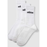 ADIDAS SPORTSWEAR Socken mit Label-Stitching im 3er-Pack in Weiss, Größe 34/36 von ADIDAS SPORTSWEAR