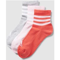 ADIDAS SPORTSWEAR Socken mit Label-Streifen im 3er-Pack in Rose, Größe 34/36 von ADIDAS SPORTSWEAR