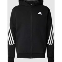 ADIDAS SPORTSWEAR Sweatjacke mit Label-Badge in Black, Größe L von ADIDAS SPORTSWEAR