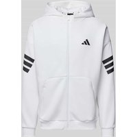 ADIDAS SPORTSWEAR Sweatjacke mit Logo-Print in Weiss, Größe XL von ADIDAS SPORTSWEAR