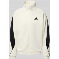 ADIDAS SPORTSWEAR Sweatjacke mit Logo und Stehkragen in Offwhite, Größe XXL von ADIDAS SPORTSWEAR