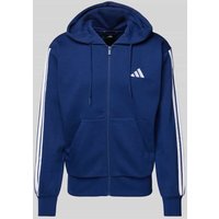 ADIDAS SPORTSWEAR Sweatjacke mit Viskose-Anteil und Label-Stitching in Marine, Größe M von ADIDAS SPORTSWEAR