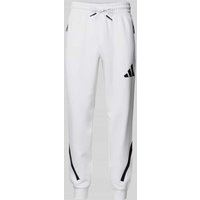 ADIDAS SPORTSWEAR Sweatpants mit Label-Print in Weiss, Größe L ADIDAS SPORTSWEAR Sweatpants mit Label-Print in Weiss, Größe L von ADIDAS SPORTSWEAR