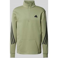 adidas Sportswear Sweatshirt mit Känguru-Tasche in Oliv, Größe M von adidas Sportswear