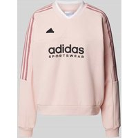 ADIDAS SPORTSWEAR Sweatshirt mit Label-Badge Modell 'TIRO' in Altrosa, Größe M von ADIDAS SPORTSWEAR