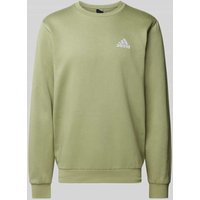 ADIDAS SPORTSWEAR Sweatshirt mit Label-Stitching Modell 'FEELCOZY' in Oliv, Größe M von ADIDAS SPORTSWEAR